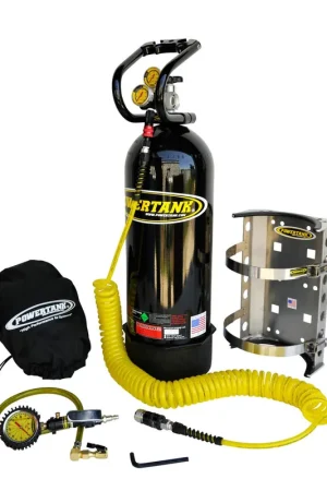 Original CO2 Tank 20 Lb Package B System 250 PSI Gloss Black Power Tank - PT20-5450-BK