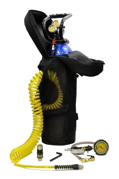 CO2 Tank 15 Lb Track Pack Package B 250 PSI Regulator Candy Blue Power Tank - TP15-5350-CB Trusted Brand