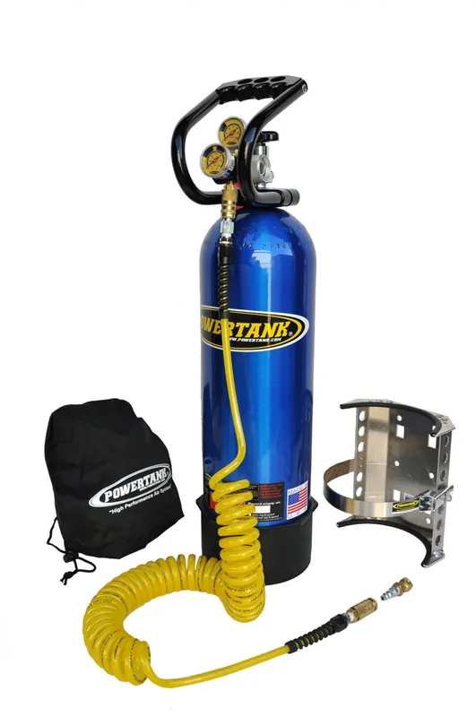CO2 Tank 15 Lb Power Tank Package A 250 PSI Candy Blue Power Tank - PT15-5340-CB Cheap