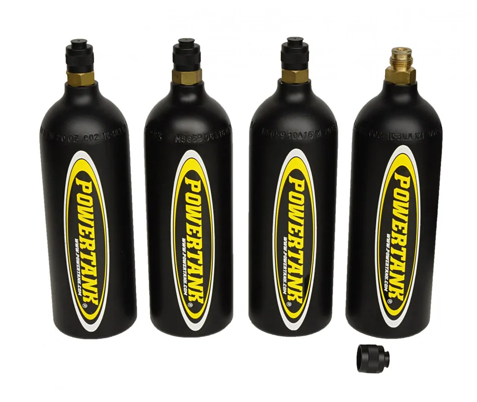 Seasonal Sale CO2 Bottle 1.25 Lb Pin Valve Bottle Set of 4 Power Tank - CYL-0424-MBK