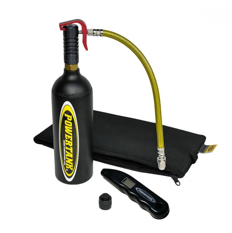 CO2 Bottle Power Shot Trigger Tire Air Kit W/O Plug Kit Matte Black Power Tank - PTM-0124 Best Price