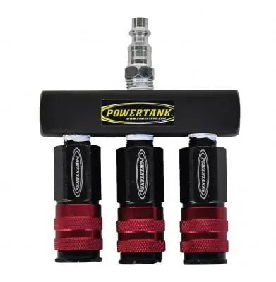 Last Chance Air Hose Manifold Triple Outlet Power Tank - MAN-9019