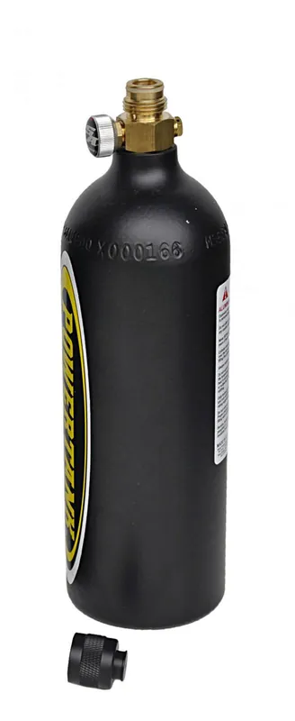CO2 Bottle 1.25 Lb On/Off Valve Bottle Power Tank - CYL-2140-MBK Modern