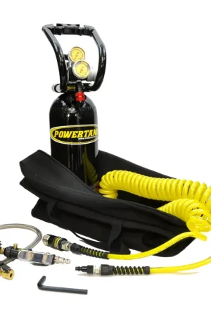Special Offer CO2 Tank 5 Lb Track Pack Package B System 250 PSI Black Power Tank - TP05-5150-BK