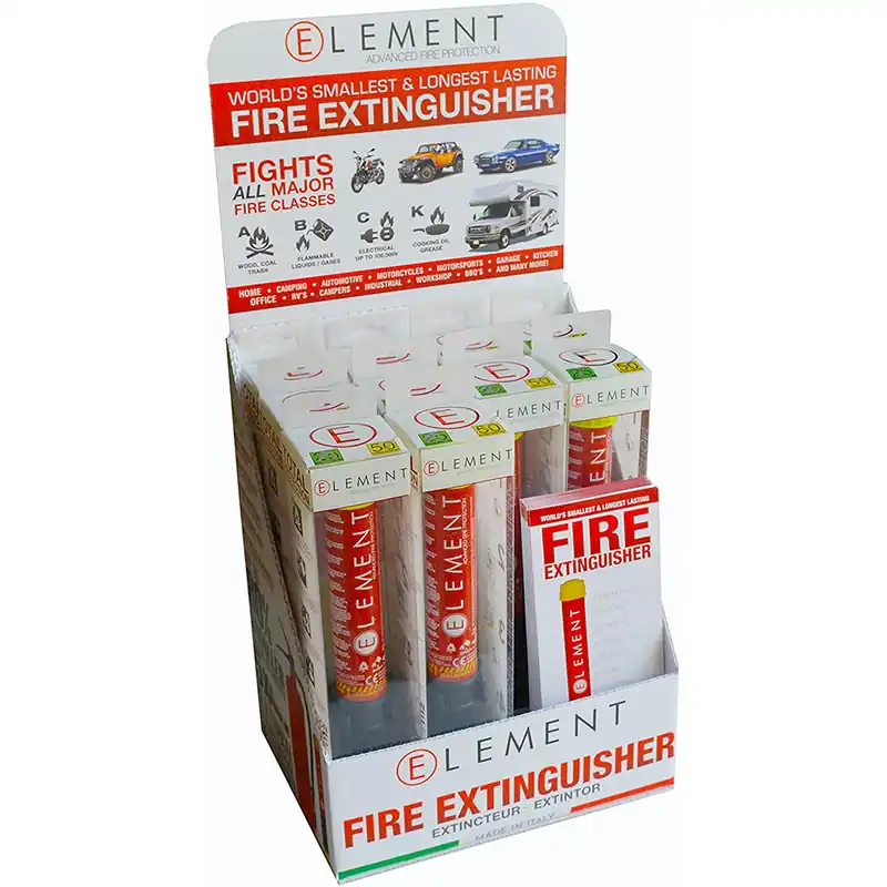 Special Offer Element E50 Professional Fire Extinguisher POP 10-Pack Display- 50050