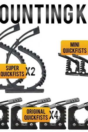 Quick Fist Rubber Clamp Mounting Kit #90010 Save Now