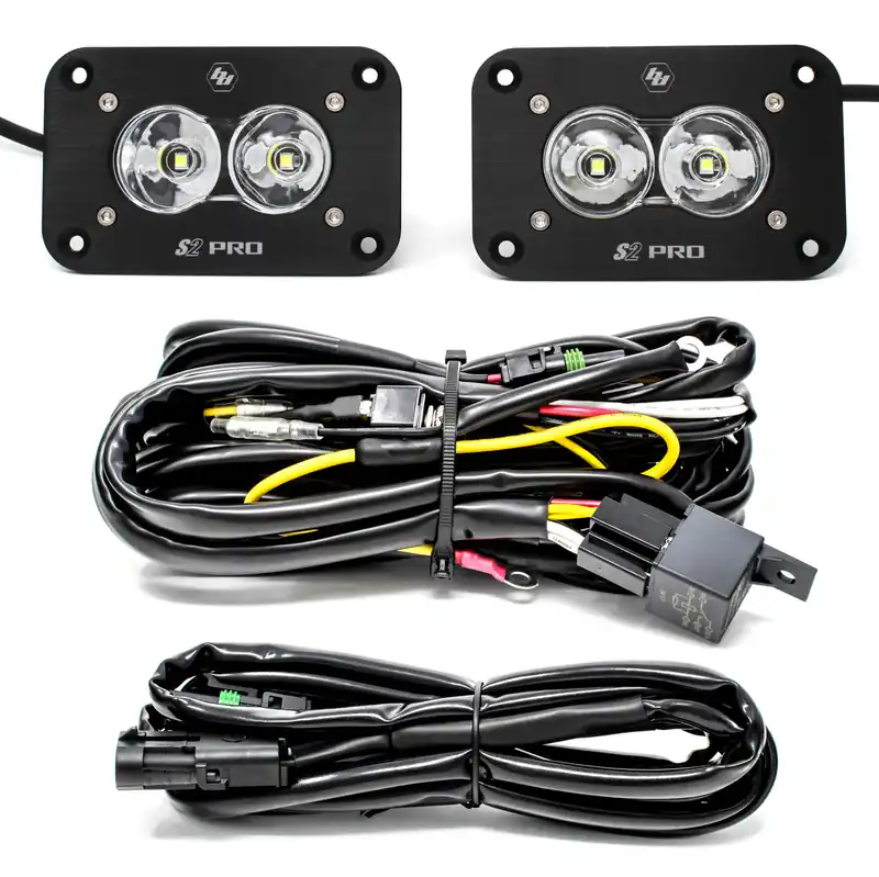 Baja Designs S2 Pro, Pair, LED Work/Scene, Flush Mount, Reverse Kit - 125642 Hot Picks