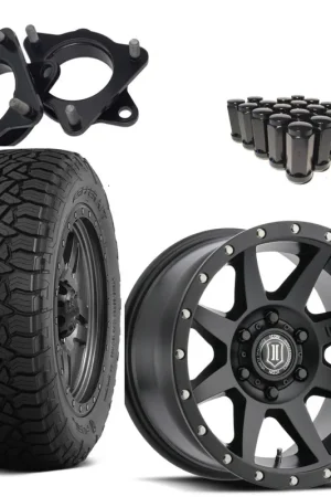 Wheel Package Toyota Tacoma / 4Runner Includes LIft, Wheels, Tires,, Lugs & LABOR Special Offer