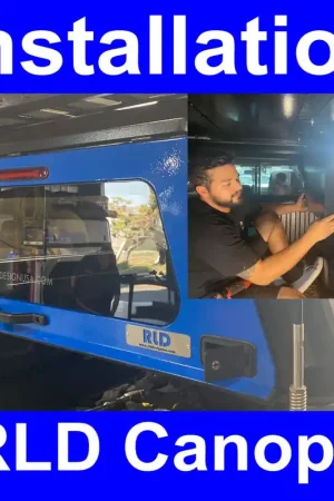 RLD Canopy Installation Requires Bed Rails inside truck bed Hassle-Free Returns