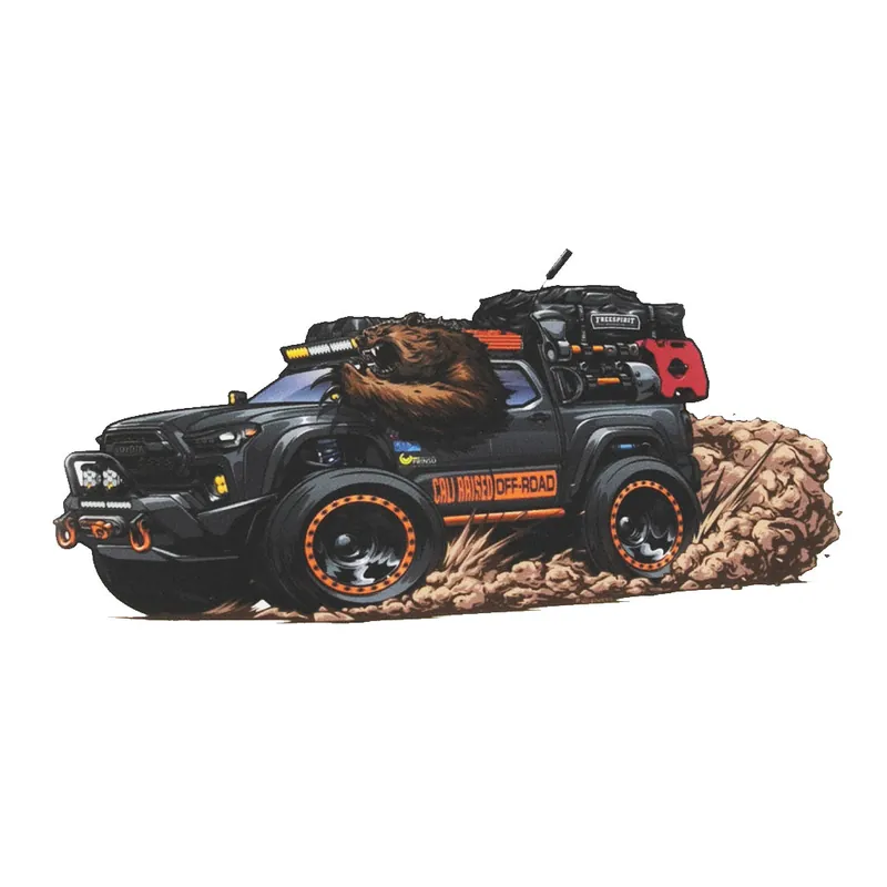 Fast Shipping Cali Raised Offroad Decal 4x2.25" Tacoma Design 22