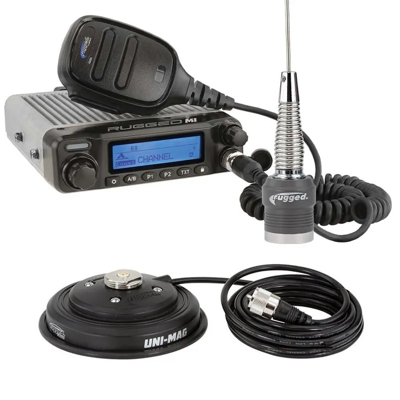 Time-Limited Radio Kit - Rugged M1 RACE SERIES Waterproof Mobile with Antenna - Digital and Analog - RK-M1-V