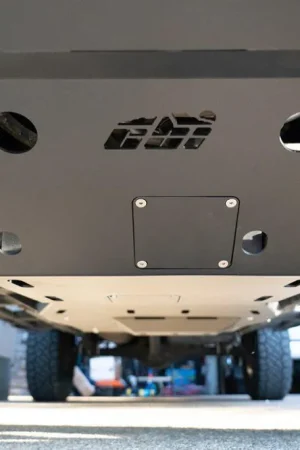 Top Rated T2/T3 Toyota Tacoma Full Overland Skid Plate 2005+ TRD Gray CBI Offroad