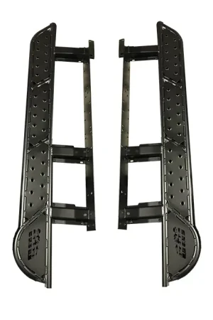 Cheap 5th Gen Toyota 4Runner Overland Bolt On Rock Sliders DOM Upgrade Add Kickouts 10-22 Toyota 4Runner CBI Offroad