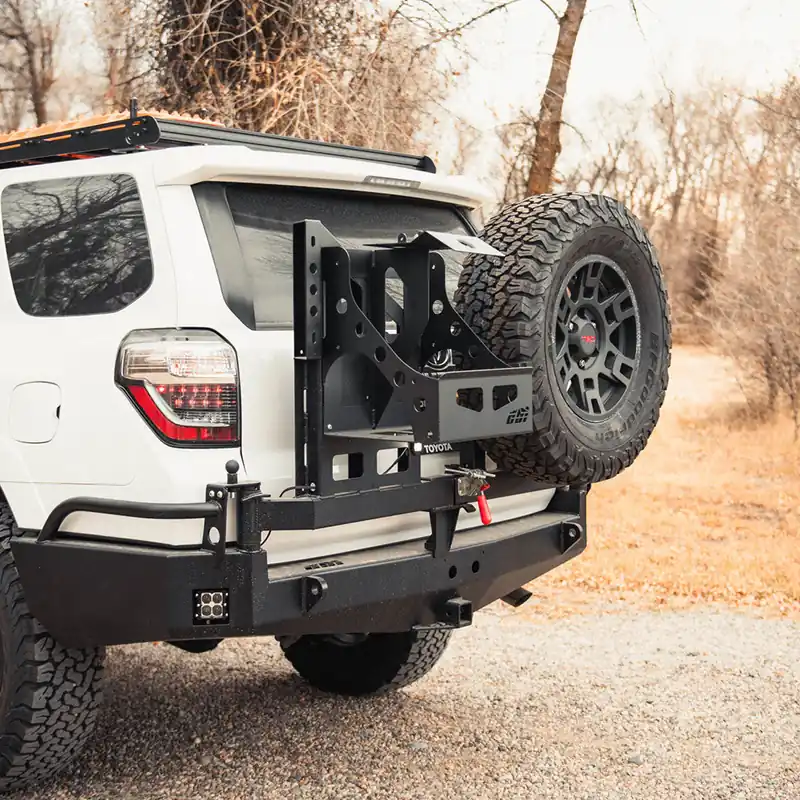 Dual Can Carrier Powdercoat Black CBI Offroad Trusted Brand