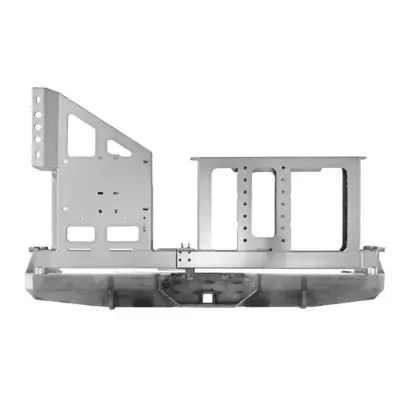 Tacoma 2.0 Swing Arm Bumper Dual Swing Arm Tire Carrier 2nd Gen 05-15 Toyota Tacoma Bushmaster Powdercoat Black CBI Offroad Hot Picks