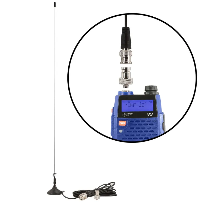 Magnetic Mount Antenna for Rugged Handheld Radios - Dual Band New Arrival