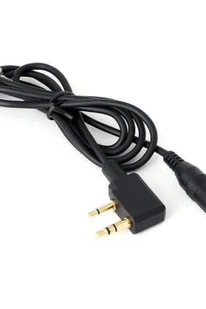 Handmade Drivers Listen Only Ear Buds Adaptor Cable to Rugged and Kenwood Handheld Radios