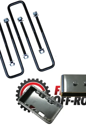 3" Rear Lift Blocks w/ Extended U-Bolts #FO-F30130+FO-F404 Last Chance