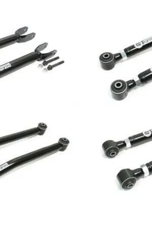 Adjustable Front Upper + Lower and Rear Upper + Lower Control Arms For 0-4.5" Lift (8 pc kit) #FO-J703FU-ADJ+FO-J703FL-ADJ+FO-J703RU-ADJ+FO-J703RL-ADJ Fast Shipping
