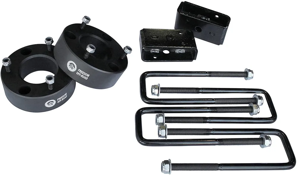 3" Front Strut Spacer / 2" Rear Lift Blocks w/ U Bolts #FO-N601-2AL Best Seller