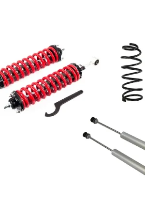 1-4" Adjustable Coilovers / 3" Rear Lift Springs and Shocks #FO-T905-2-KIT Don’t Miss Out