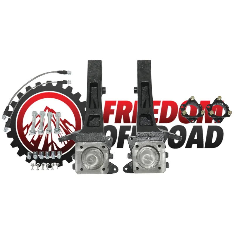 7" Front Lift Kit w/ Extended Brake Lines #FO-T701F40+FO-T302F30 Fan Favorite