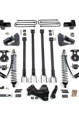 2020-2022 Ford F250-F350 Super Duty 4WD 4" Coil-Over 4-Link Lift Kit | Diesel Only - 1567F High Quality
