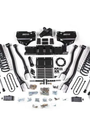 2019-2022 Dodge Ram 3500 Truck 4WD w/ Rear 4" 4-Link Lift Kit Gas - 1723H Secure Checkout