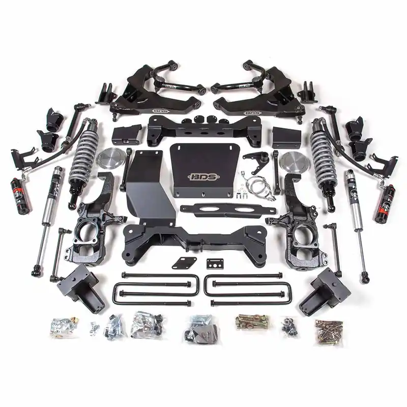 2020-2023 Chevy GMC 1 Ton Truck 4WD 6.5" Coilover Conversion Lift Kit - 753FPE Professional Grade