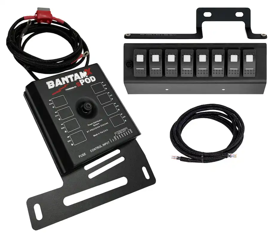 Popular BantamX w/ Blue LED Switch panel for JK 2009-2018