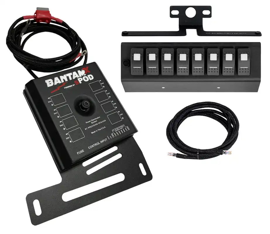 BantamX w/ Blue LED Switch panel for JK 2007-2008 Money Back Guarantee