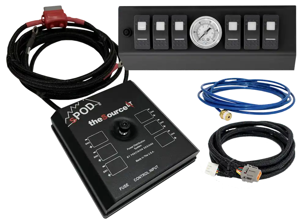 Affordable SourceLT w/ Air Gauge and Blue LED Switch Panel for JK 2007-2008