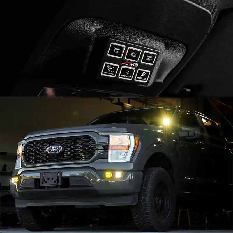 Mini 6 SourceLT Vehicle Specific Kit - Ford 2021-on F-150; F-150 Raptor sPOD Authentic