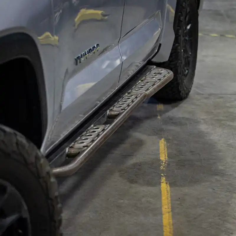 Best Price C4 Fabrication 22+ 3rd Gen Toyota Tundra Rock Sliders - 1400-2122-C4-DOM