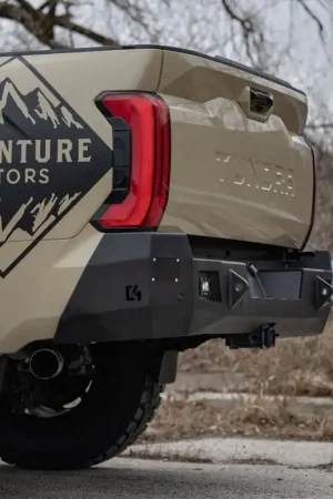 C4 Fabrication 22+ 3rd Gen Toyota Tundra Overland Series Rear Bumper Hot Picks