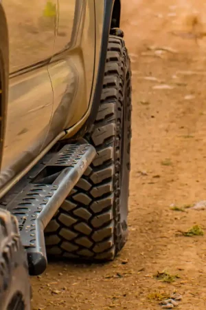 C4 Fabrication 16-23 3rd Gen Toyota Tacoma Rock Sliders - 1200-2116-DCSB-C4-DOM Limited Edition