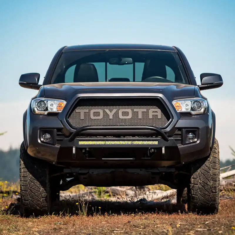 C4 Fabrication 16-23 3rd Gen Toyota Tacoma Front Lo-Pro Winch Bumper Flash Sale