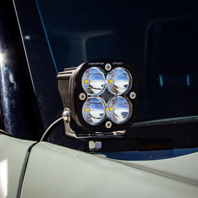 Baja Designs Ford Bronco Sport A-Pillar Kit Squadron Pro Clear Baja Designs - 447686 Express Delivery