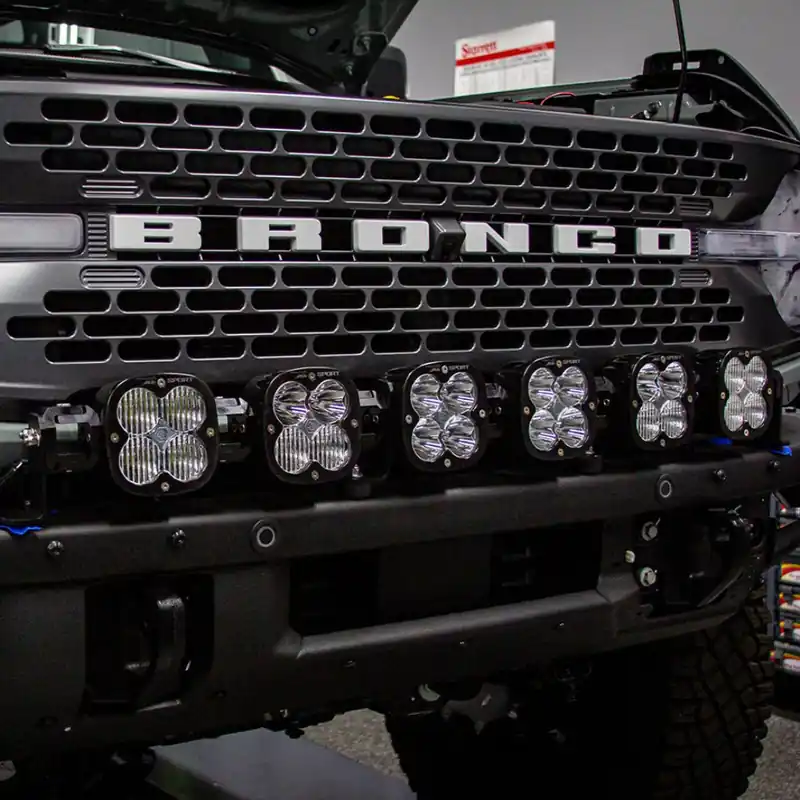 Certified Baja Designs 6 XL Linkable Light Bar Kit Plastic Bumper Mount 21-Up Ford Bronco Baja Designs - 447768