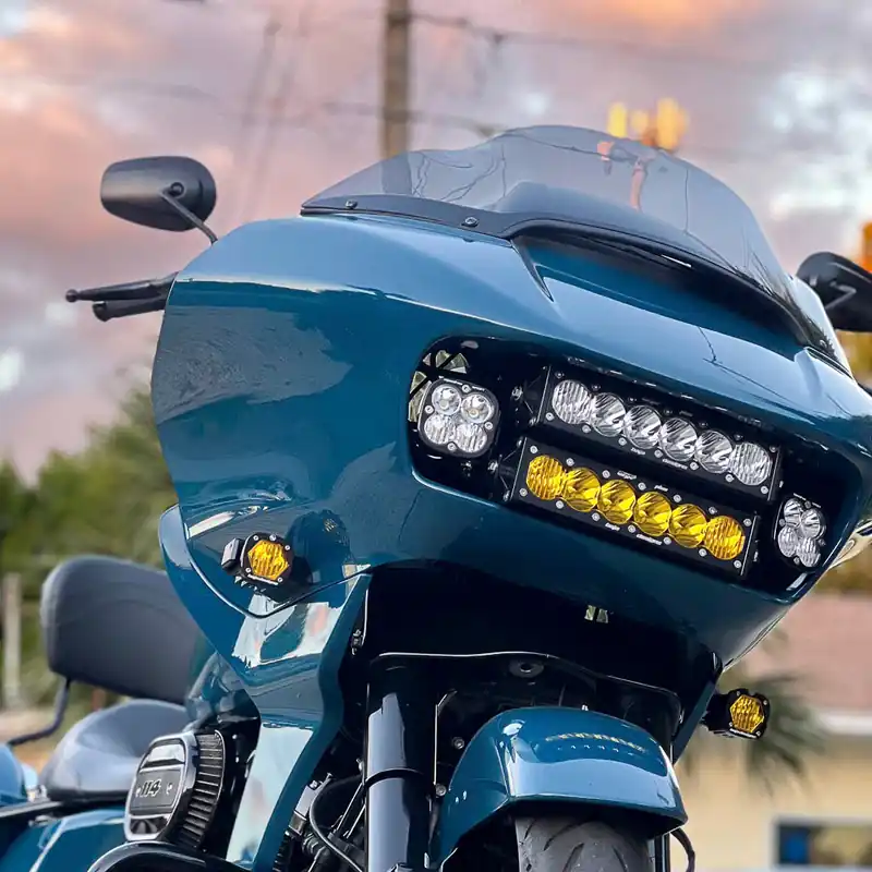 A10 MOTO 2015-2023 Road Glide Baja Designs ONX6+ Lighting Must Have