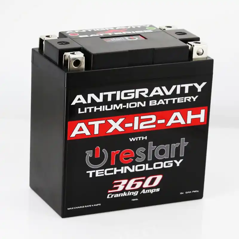Antigravity YTX12B-BS Lithium Battery w/Re-Start Trusted Brand