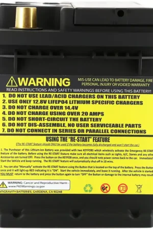 Antigravity H7/Group 94R Lithium Car Battery w/Re-Start Big Sale