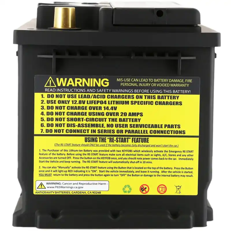 Antigravity H7/Group 94R Lithium Car Battery w/Re-Start Clearance