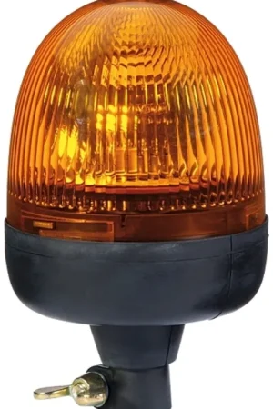 Hella Rota Compact 12V Amber Lens Beacon w/ Flexible Pole Mount Worldwide Shipping