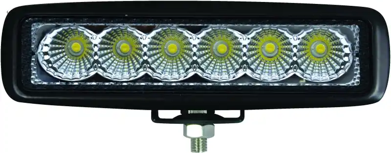 Affordable Hella Value Fit Mini 6in LED Light Bar - Flood Beam Pedestal