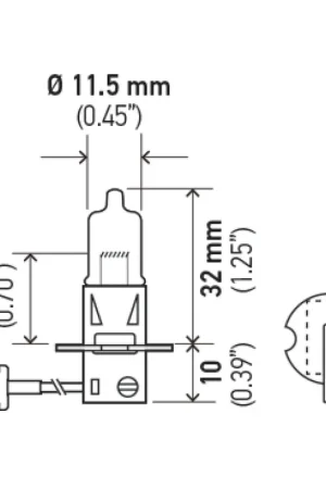 Hella H3 Halogen Bulb *Must Order Qty 10* Free Shipping
