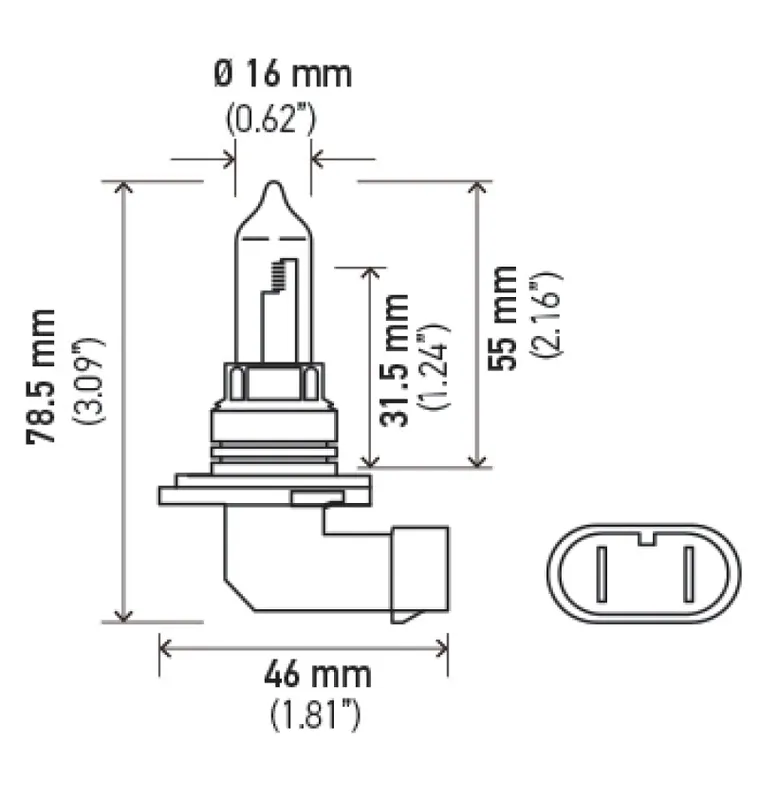 Special Offer Hella HB3 9005 12V 100W Xenon White XB Bulb (Pair)