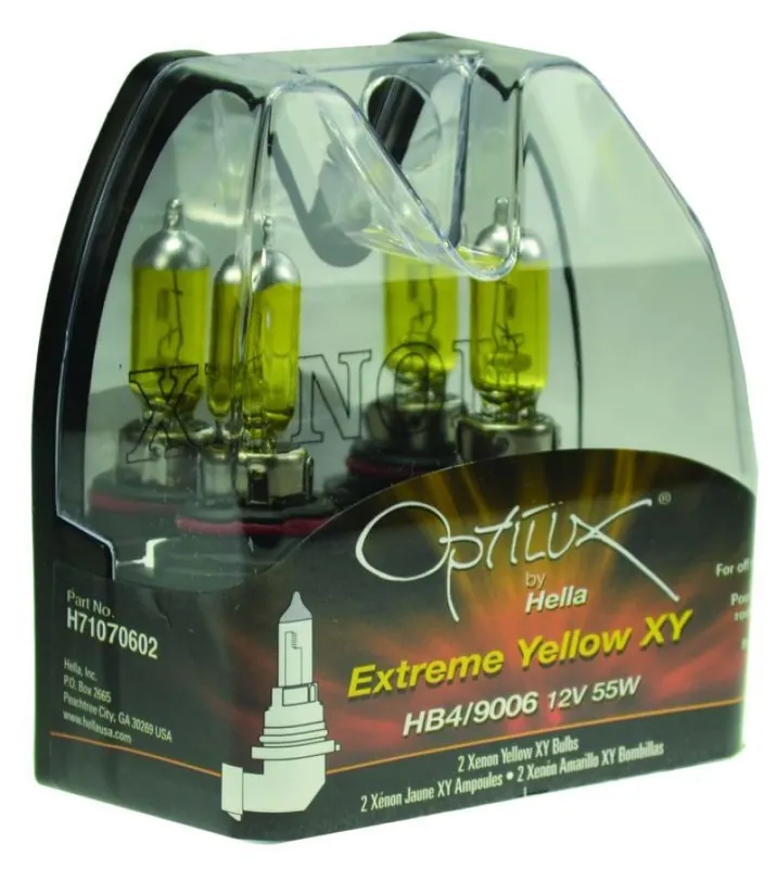 Reduced Price Hella Optilux HB4 9006 12V/55W XY Xenon Yellow Bulb