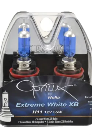 Hella H11 12V 55W Xenon White XB Bulb (Pair) One Day Deal