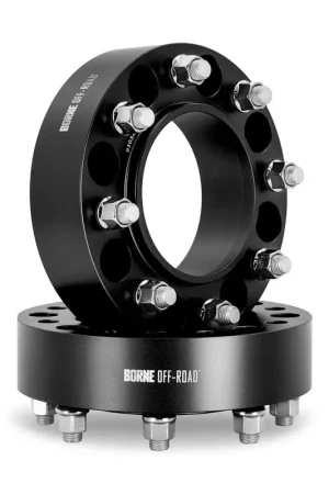 Best Price Mishimoto Borne Off-Road Wheel Spacers - 8X170 - 125 - 50mm - M14 - Black
